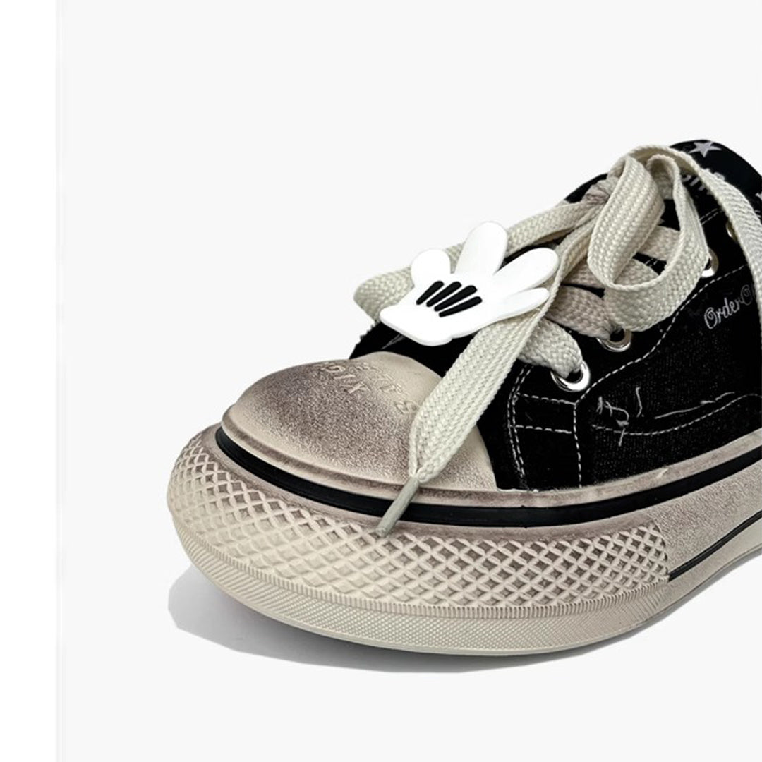 Thick sole versatile casual sneakers