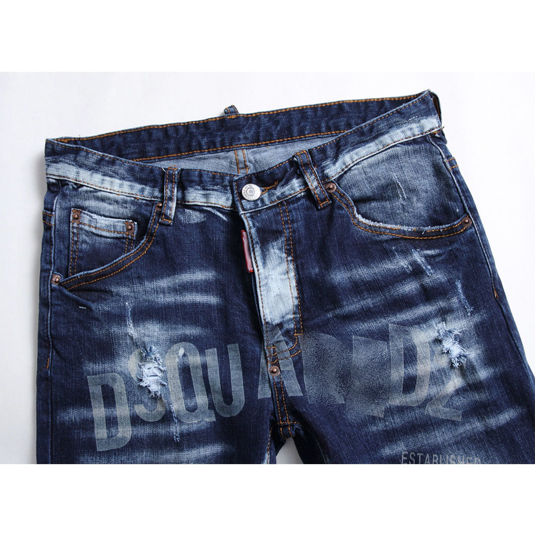 New-DSQ2 2025SS printing Jeans