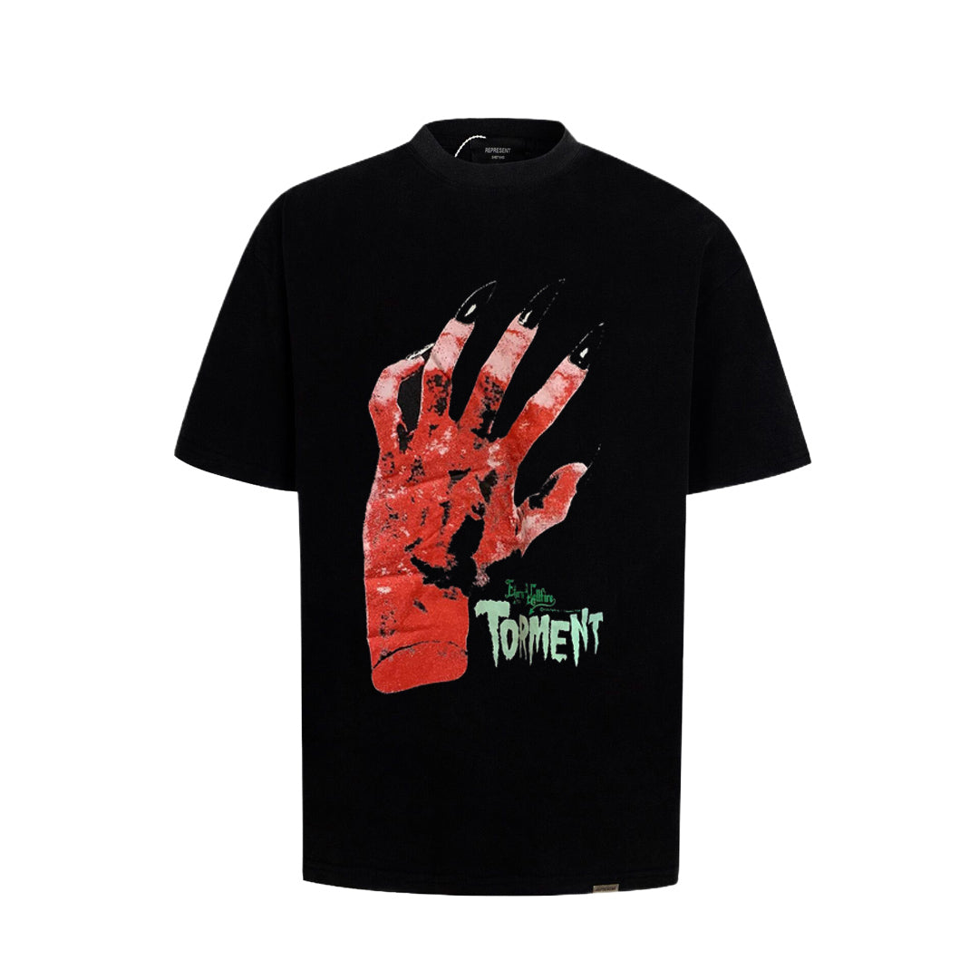 New-Saint Michael 2024ss Black T-shirt