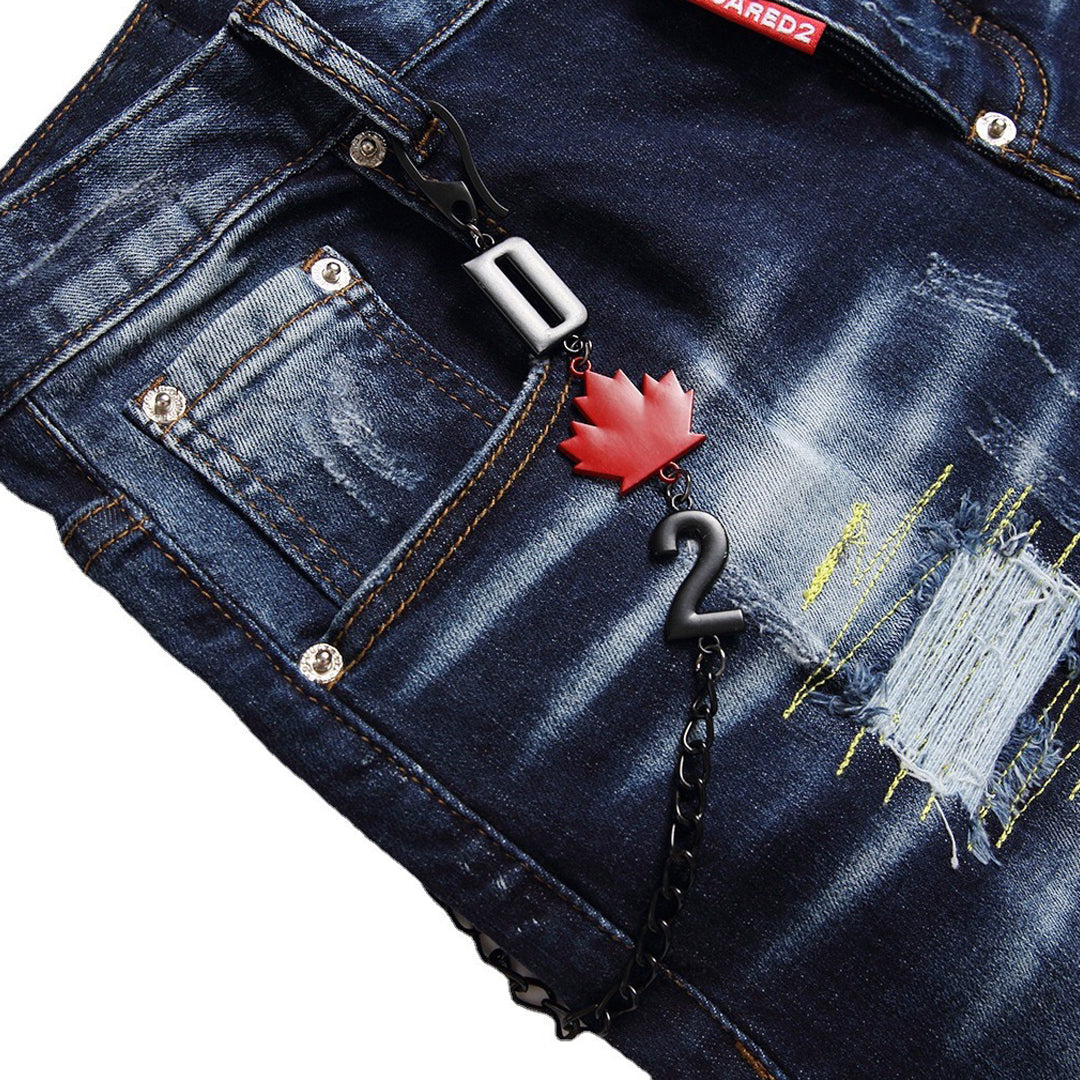 New-D2 2025ss Casual denim shorts