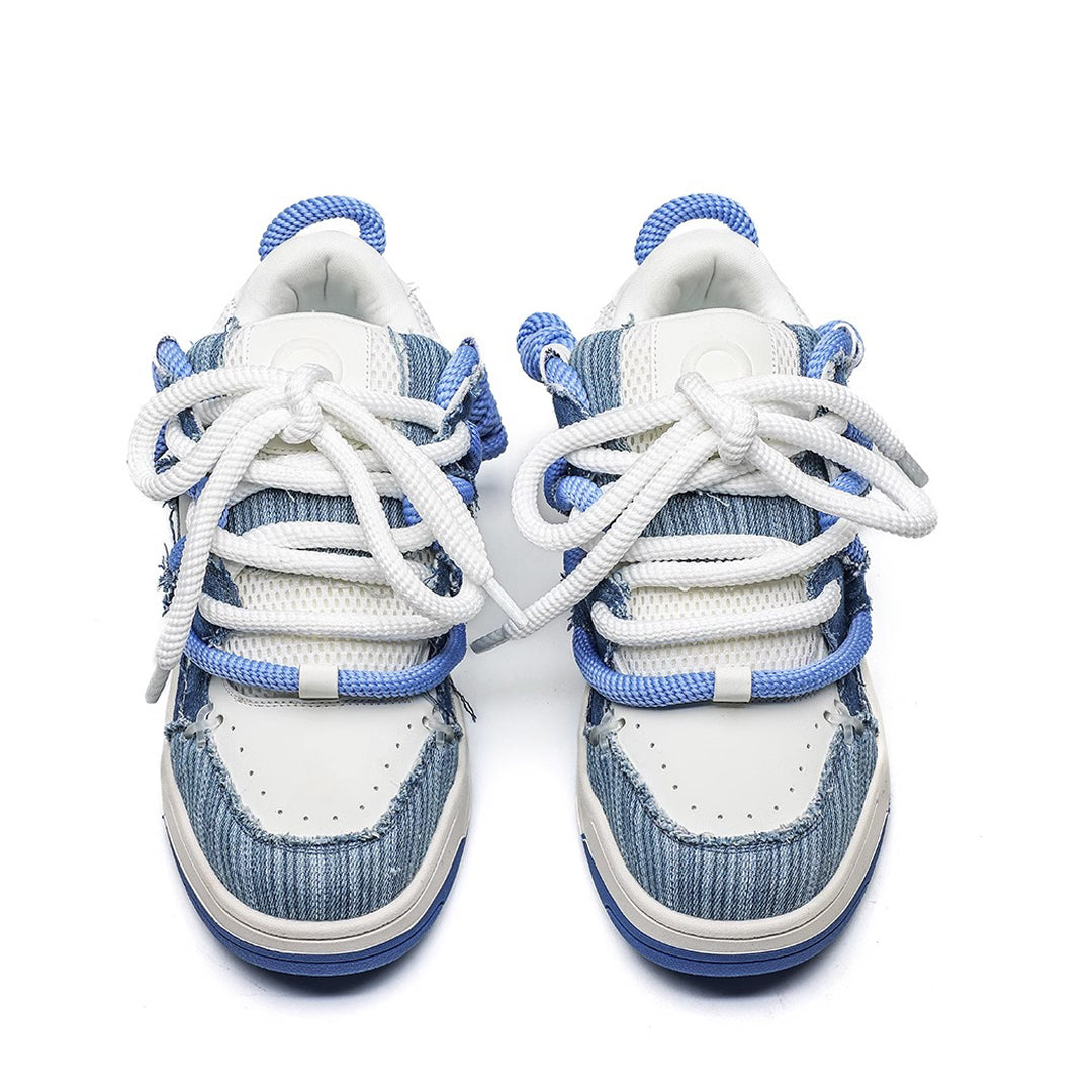 canvas loafers thick sole skate shoes