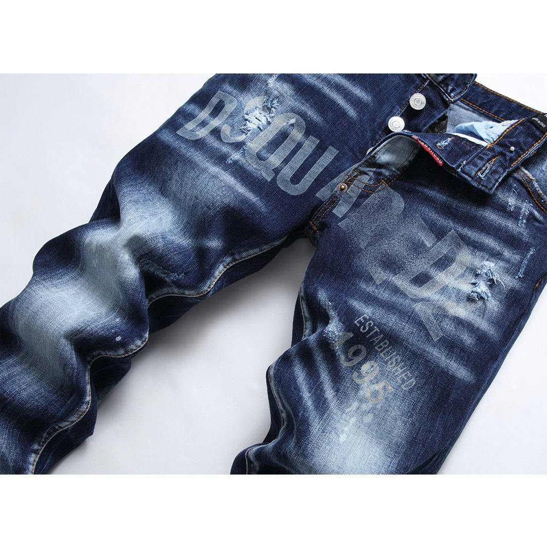 New-DSQ2 2025SS printing Jeans