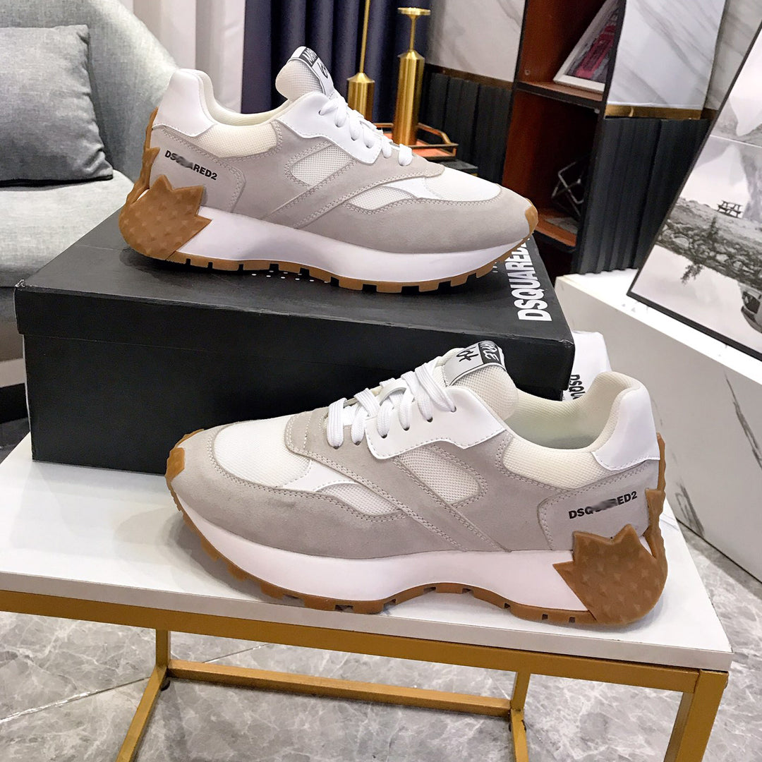 NEW-DSQ2 Leather sneakers