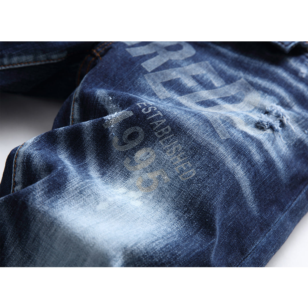 New-DSQ2 2025SS printing Jeans