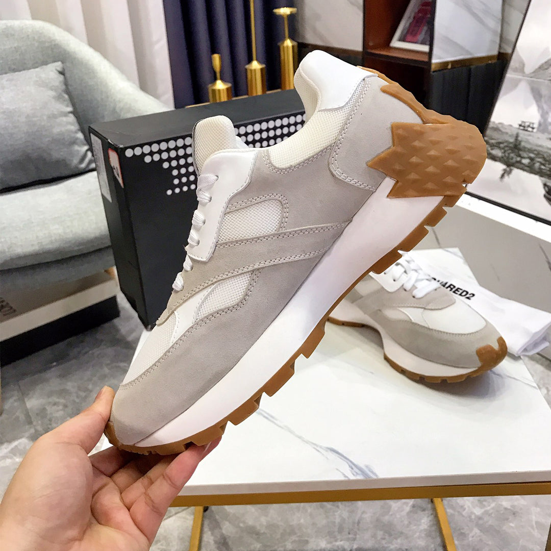 NEW-DSQ2 Leather sneakers