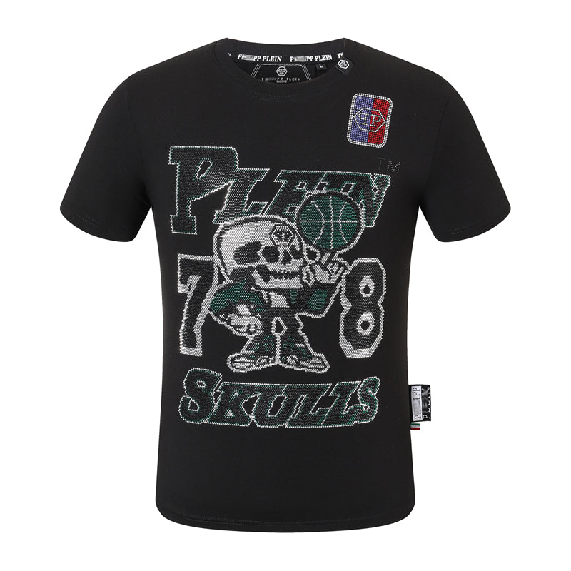 New- LOGO Rhinestones T-Shirt