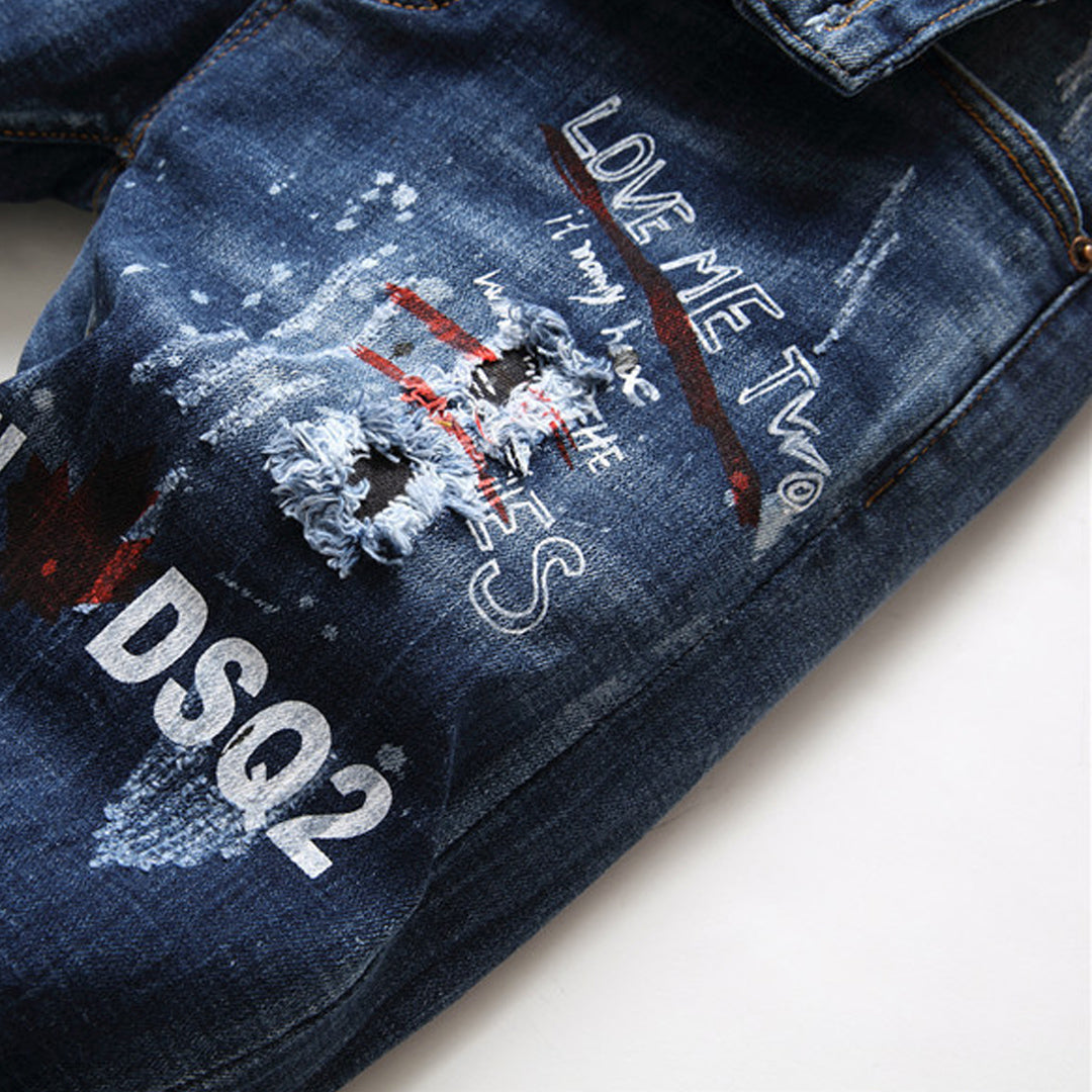 New-DSQ2 24ss printing Jeans