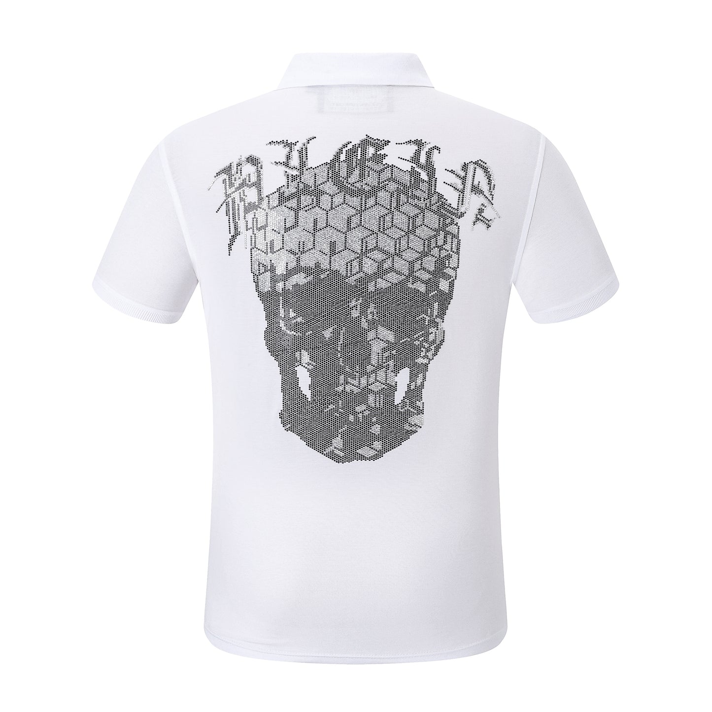 New- Skull Hot stamp POLO shirt