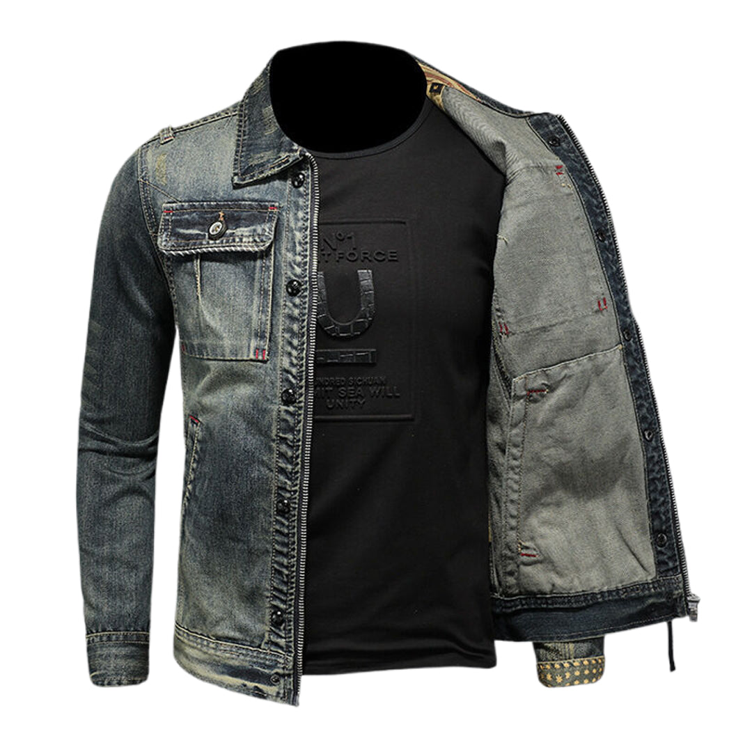 New-DSQ2 2025ss Retro Denim Jacket