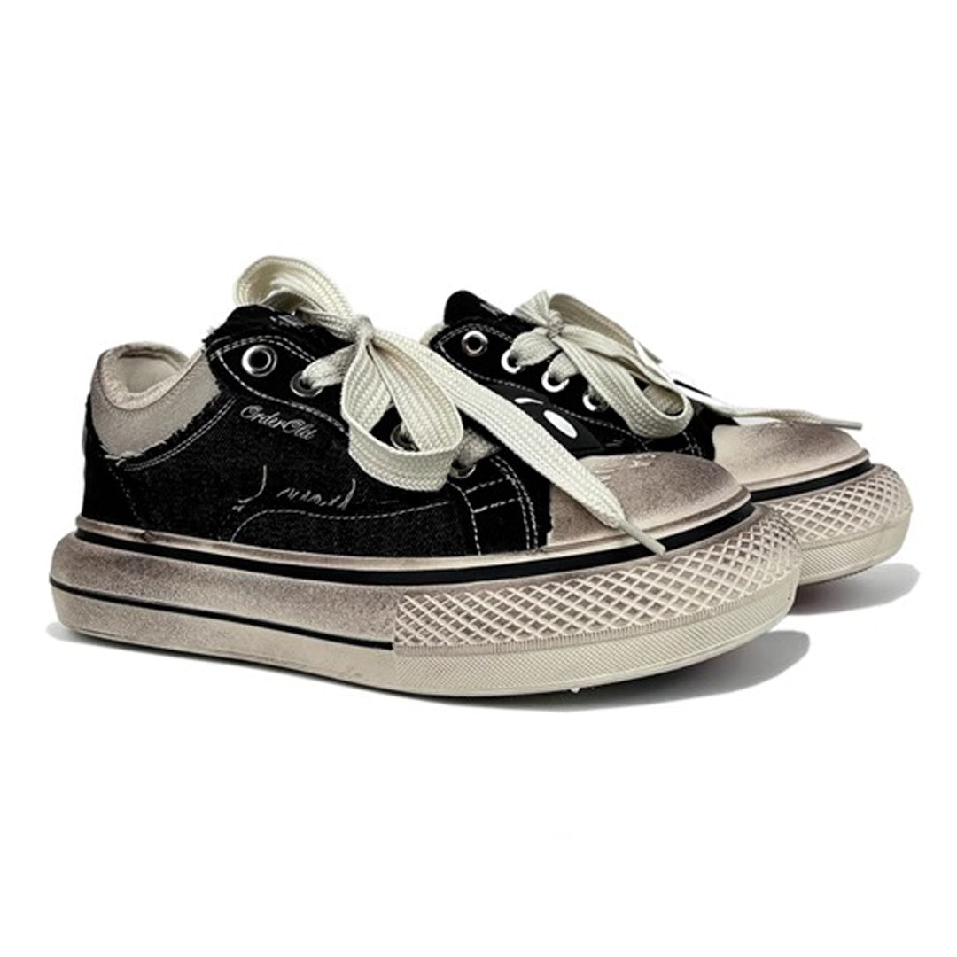 Thick sole versatile casual sneakers