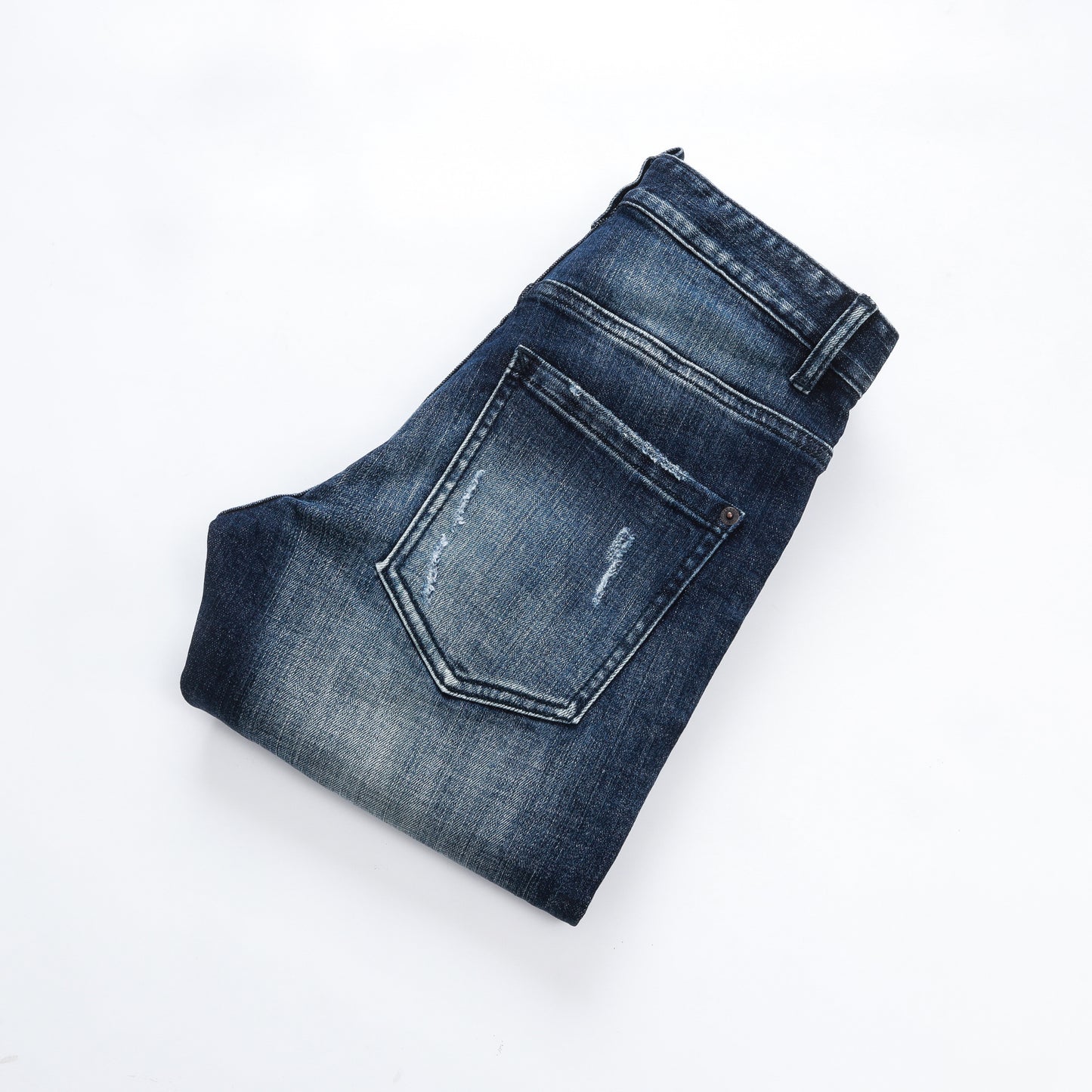 New-DSQ2 Hole Patch Slim fit Jeans