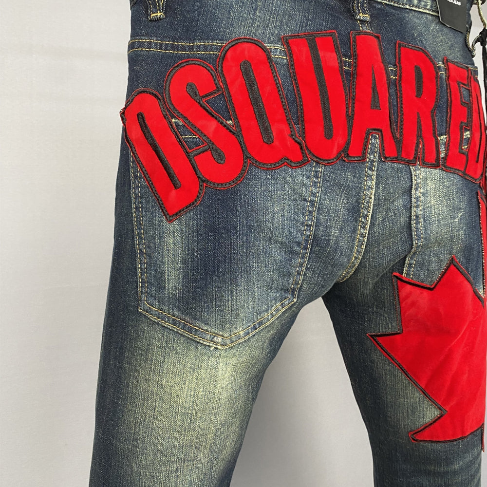 New-DSQ2 2026SS Blue Ripped Jeans