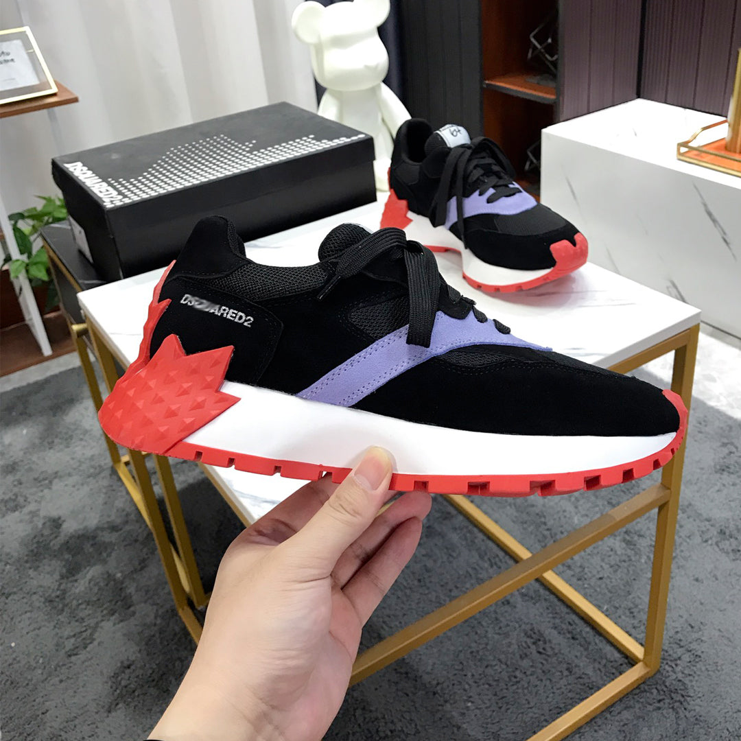NEW-DSQ2 Leather sneakers