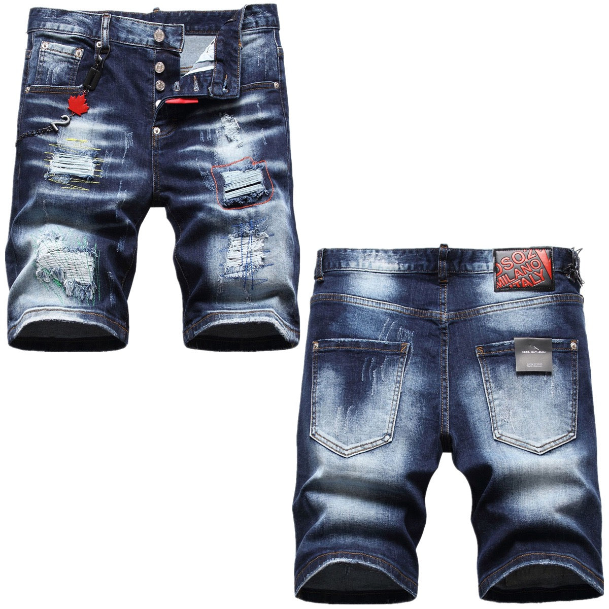 New-D2 2025ss Casual denim shorts