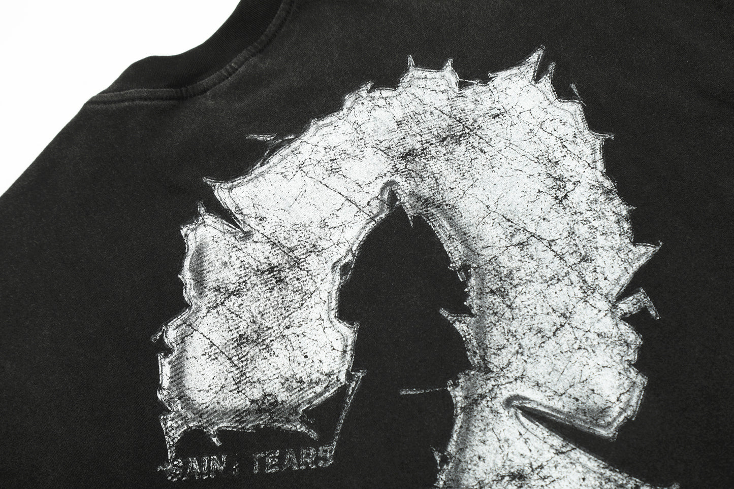 New-Saint Michael Black T-shirt