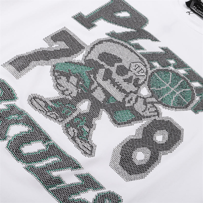 New- LOGO Rhinestones T-Shirt