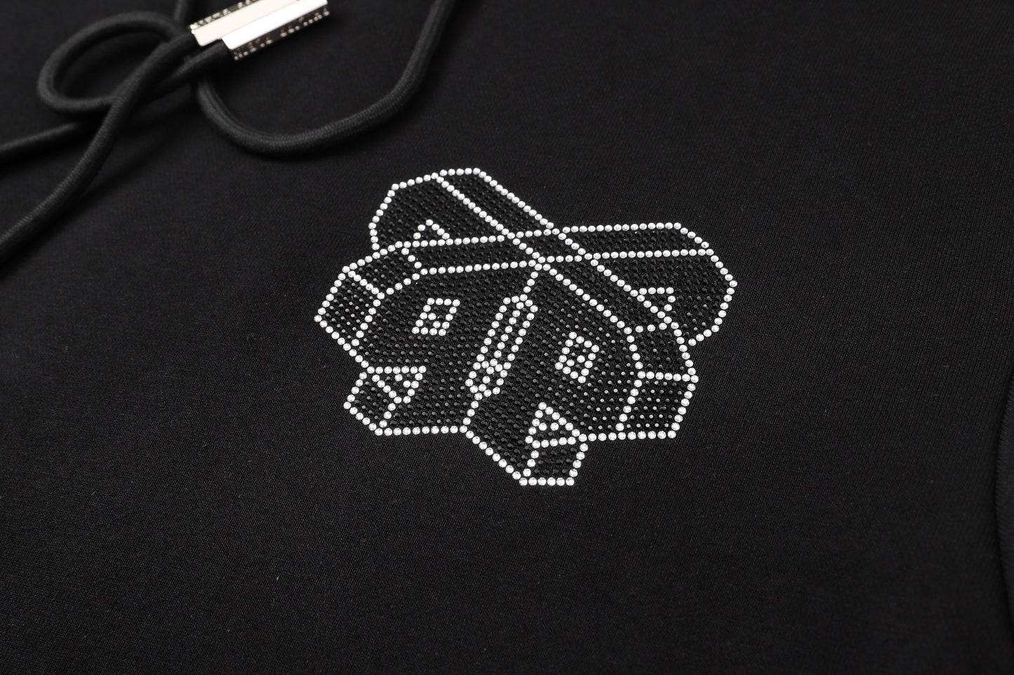 New- 25ss Black Hoodie