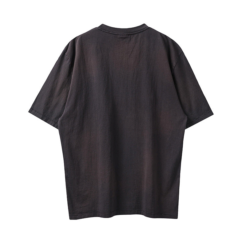 New-Saint Michael 2024ss Black T-shirt