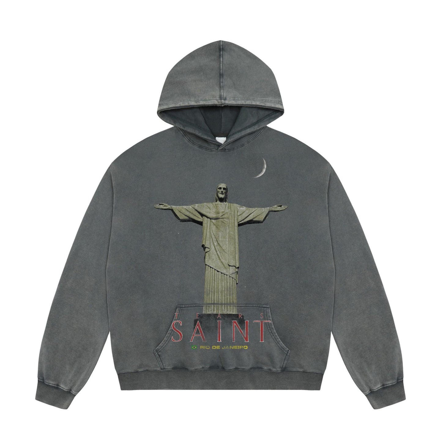 New-Saint Michael 24ss Prints Hoodie