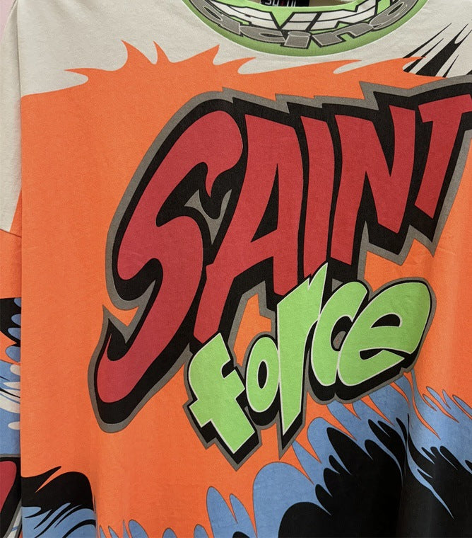 New-Saint Michael Long-sleeved T-shirt