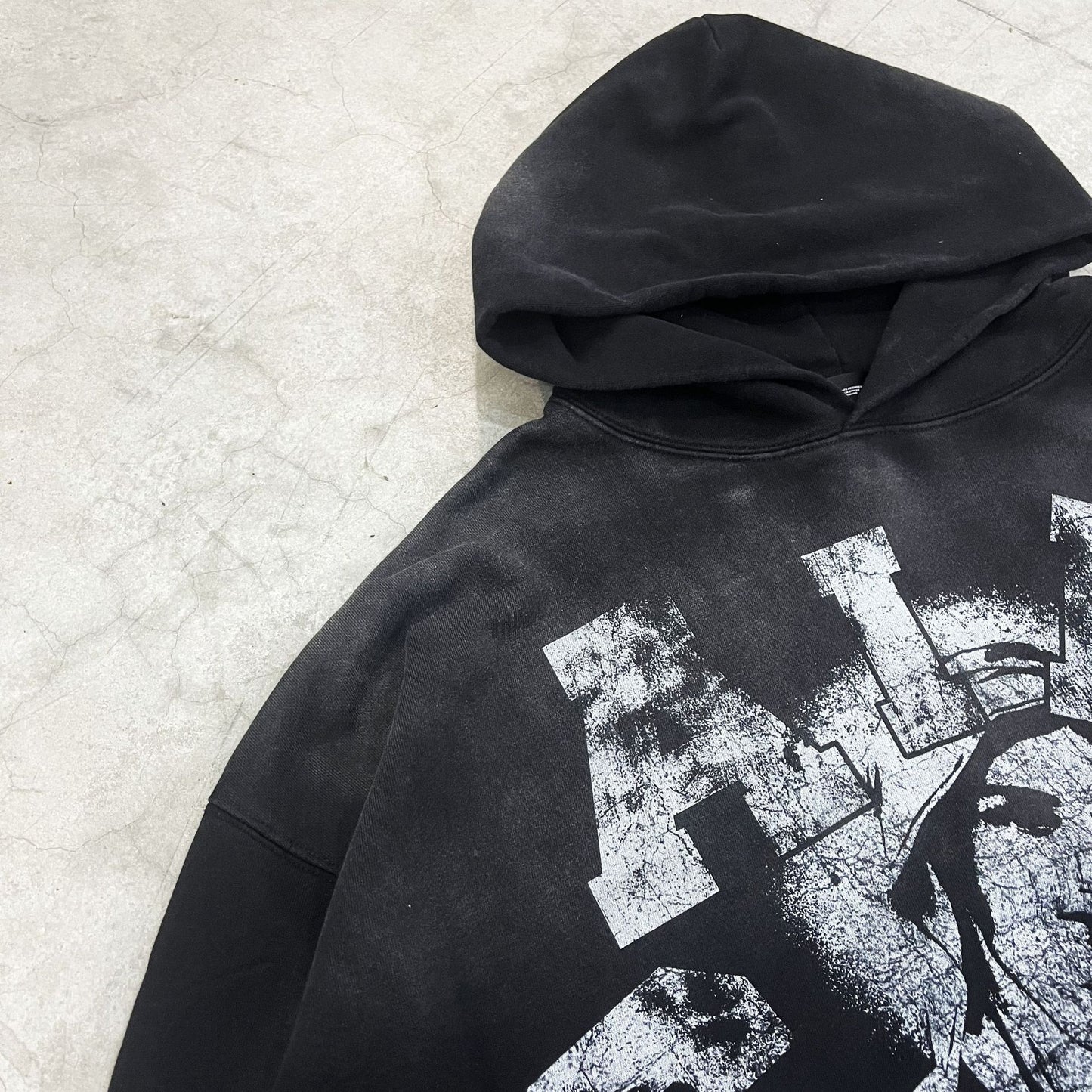 New-Saint Michael Black Prints Hoodie