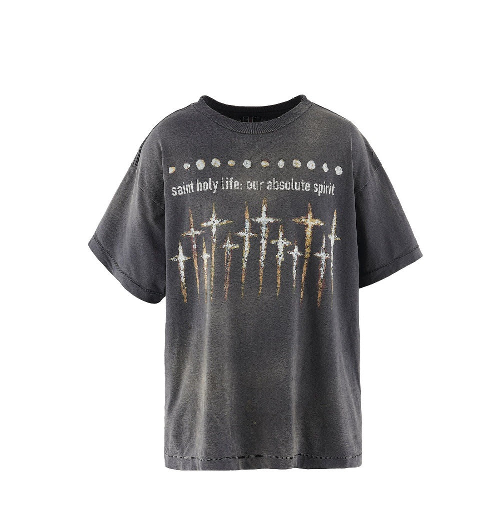 New-Saint Michael 24ss Prints T-shirts