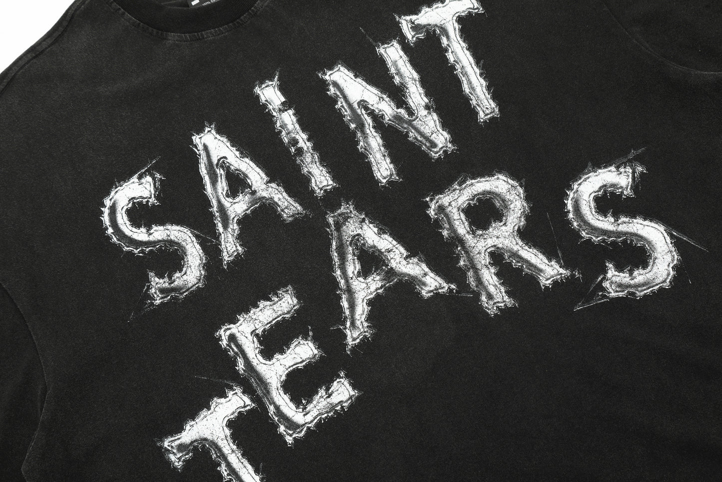 New-Saint Michael Black T-shirt