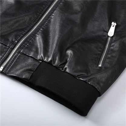 New- Black Genuine leather Jacket
