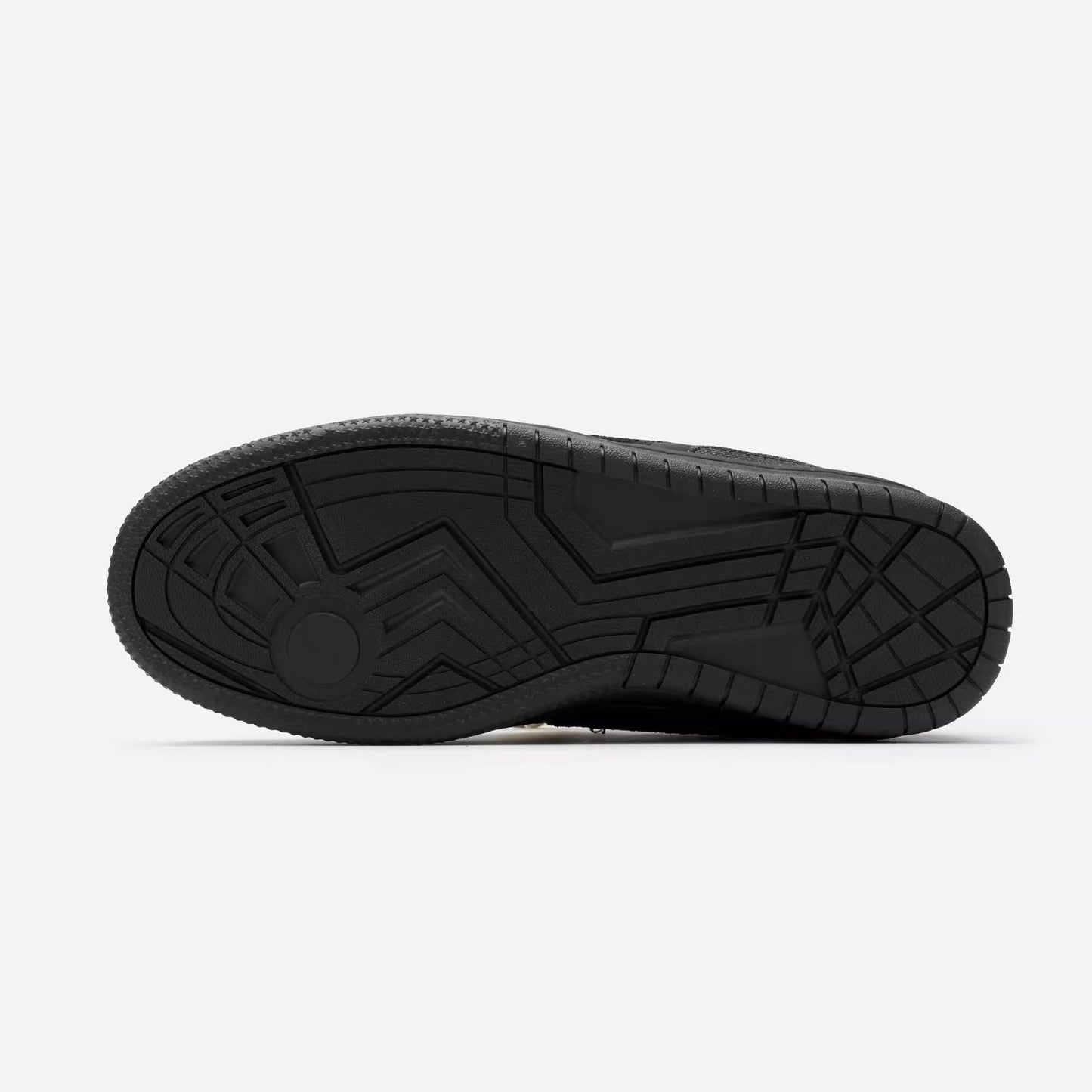 Thick-soled hemp rope black shoes
