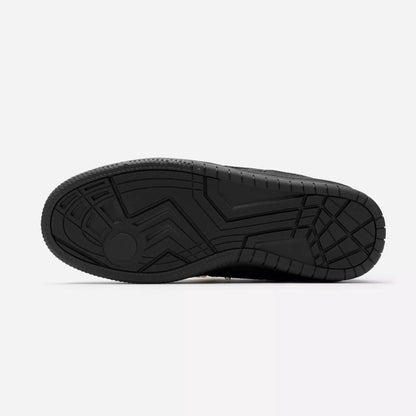 Thick-soled hemp rope black shoes