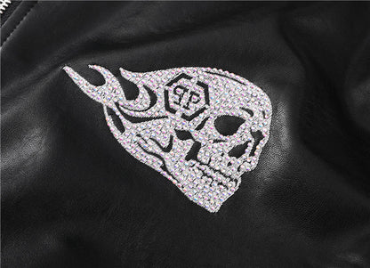 New- Black Genuine leather Jacket