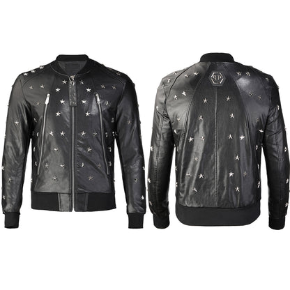 New- Men Cowhide Jacket