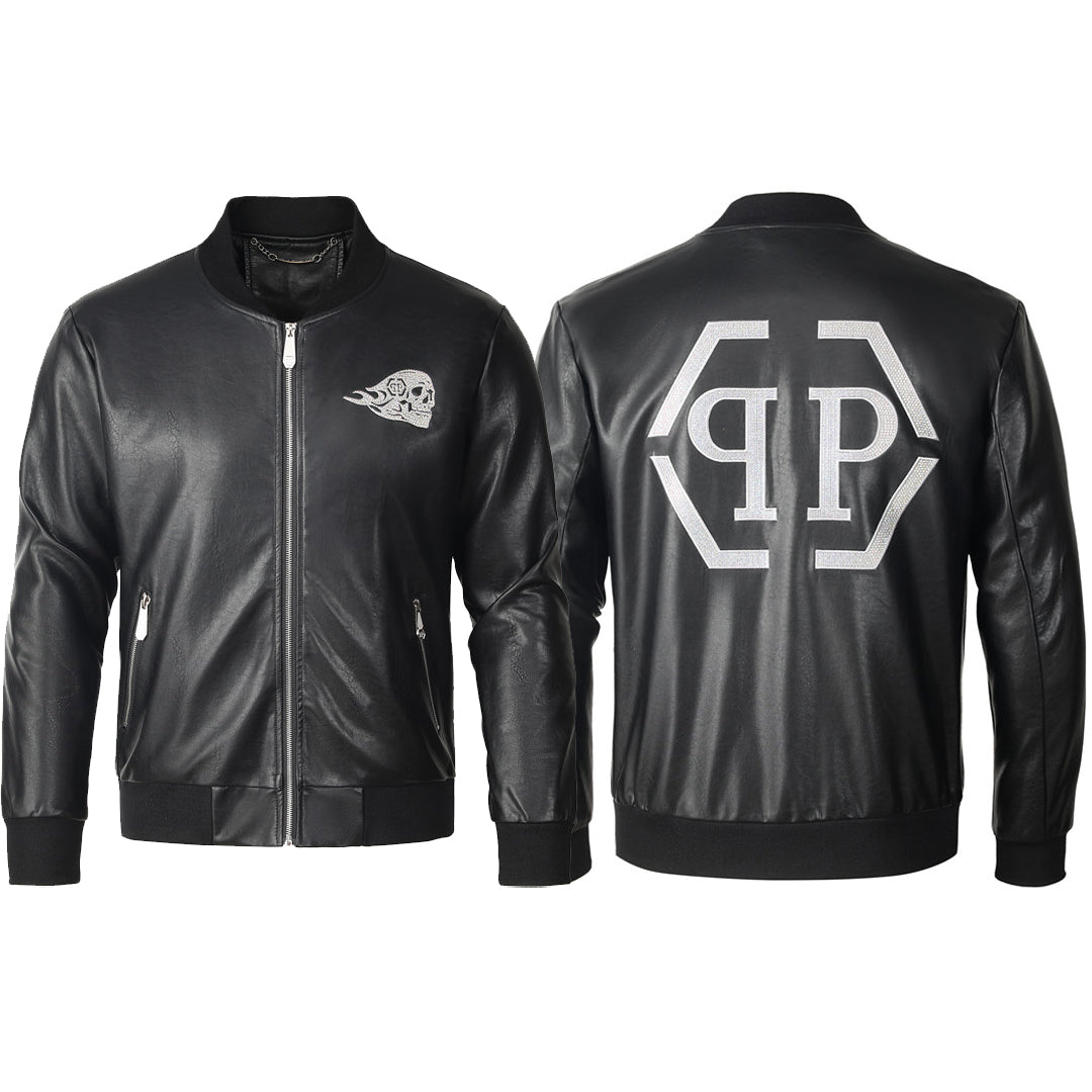 New- Black Genuine leather Jacket