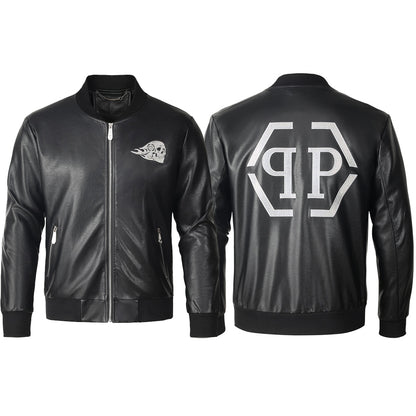 New- Black Genuine leather Jacket