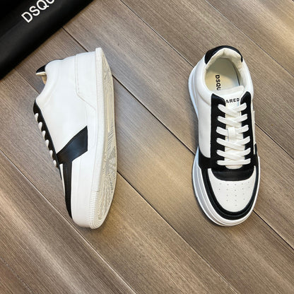 Flache Schuhe mit großem Kopf 