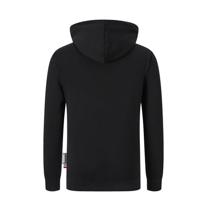 New- 2025ss Black Printed Hoodie