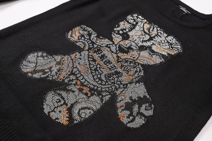 New-2025ss Black Knitwear