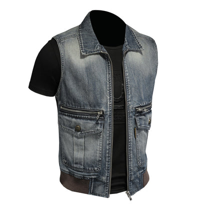 New-DSQ2 24ss cowboy Denim vest