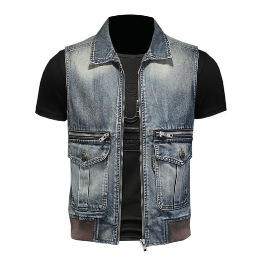New-DSQ2 24ss cowboy Denim vest