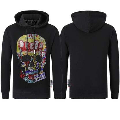 New- 2025ss Black Printed Hoodie