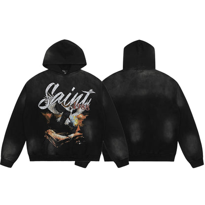 New-Saint Michael 24ss Prints Hoodie