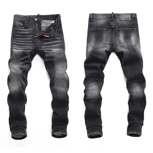 DSQ2 Neue elastische waschbare Löcher Jeans