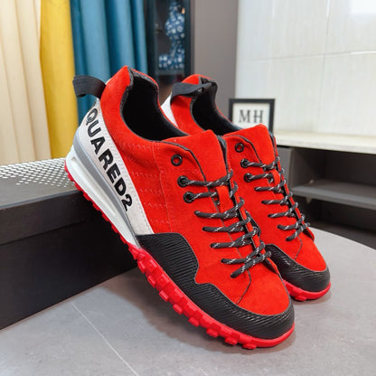 Flache Schuhe mit großem Kopf 
