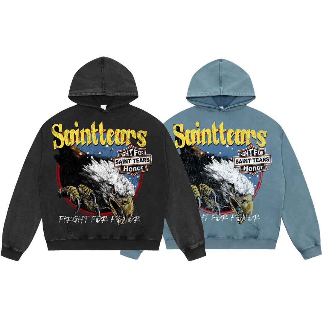 New-Saint Michael 2024ss Prints Hoodie