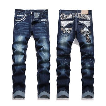 New-DSQ2 Graffiti Blue Jeans