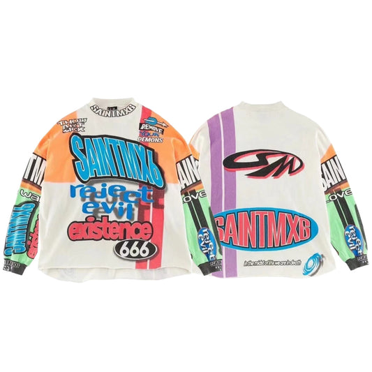 New-Saint Michael 2024ss Long-sleeved T-shirt