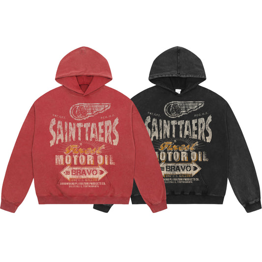 New-Saint Michael Red Hoodie