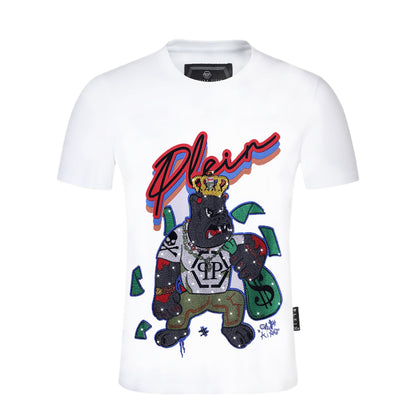 PIEIN 2025ss Skulls Prints T-Shirt
