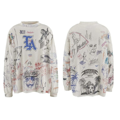 New-Saint Michael 24ss Long-sleeved T-shirt