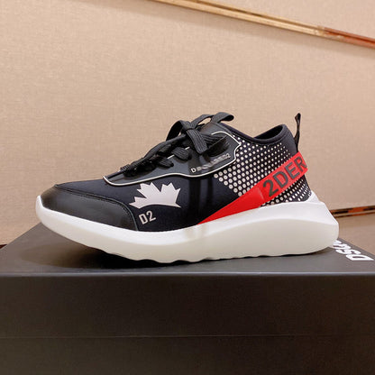 Flache Schuhe mit großem Kopf 
